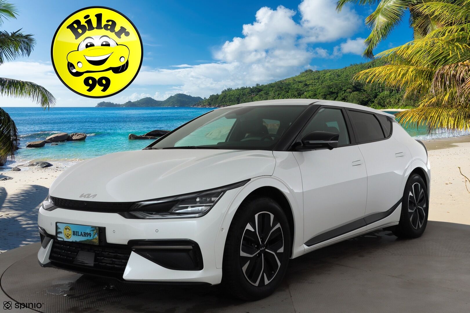 KIA EV6 2022 GT-Line AWD 325 hv * HUD / ILP / Koukku / ACC / Meridian / 360 / Ilmastoitu Muistipenkki / Navi - Akku kuntotarkastettu / Kahdet renkaat aluvanteilla / Merkkihuollettu