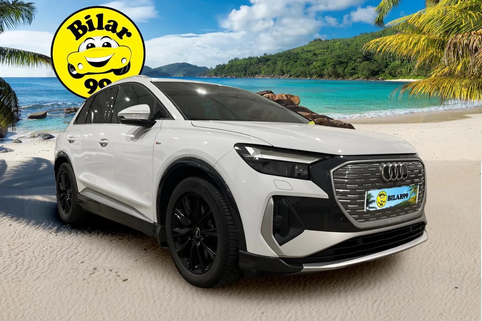 AUDI Q4 E-TRON 2023 40 e-tron S line * ACC / ILP / Koukku / P.Kamera / Sporttipenkit / LED / Apple&Android * - Kahdet Renkaat - HULLUT AVAJAISHULINAT KORKOTARJOUS 3,29 %