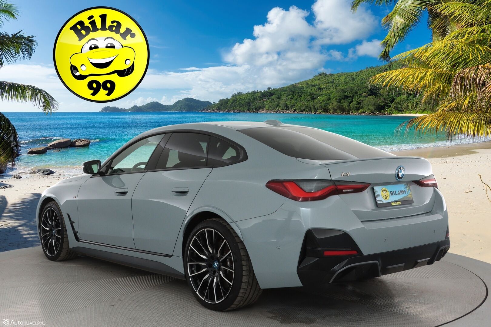 BMW I4 M50 2022 G26 xDrive Charged Gran Coupe - 2,99 % KORKOTARJOUS TÄHÄN AUTOON - ** Driving assistant / HUD / H&K / Kamera / Ilmastoidut nahat / Kuljettajan muistipenkki / Sähkökontti / ILP **