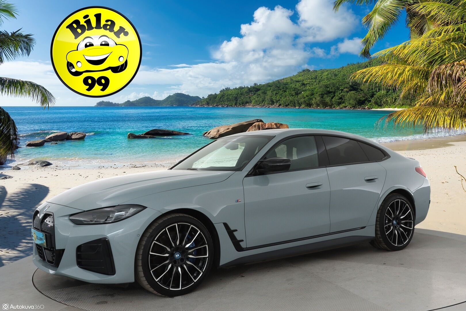 BMW I4 M50 2022 G26 xDrive Charged Gran Coupe - 2,99 % KORKOTARJOUS TÄHÄN AUTOON - ** Driving assistant / HUD / H&K / Kamera / Ilmastoidut nahat / Kuljettajan muistipenkki / Sähkökontti / ILP **