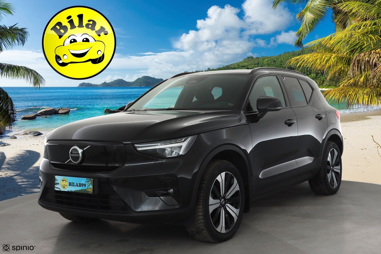 Volvo XC40 2023 Recharge Twin Plus - | ACC | ILP | Koukku | Muistipenkki | Nahka-alcantara | P.kamera | BLIS | Pilot Assist | Keyless | Sähk. takaluukku | Lämm. ratti | Merkkihuollot | ALV |