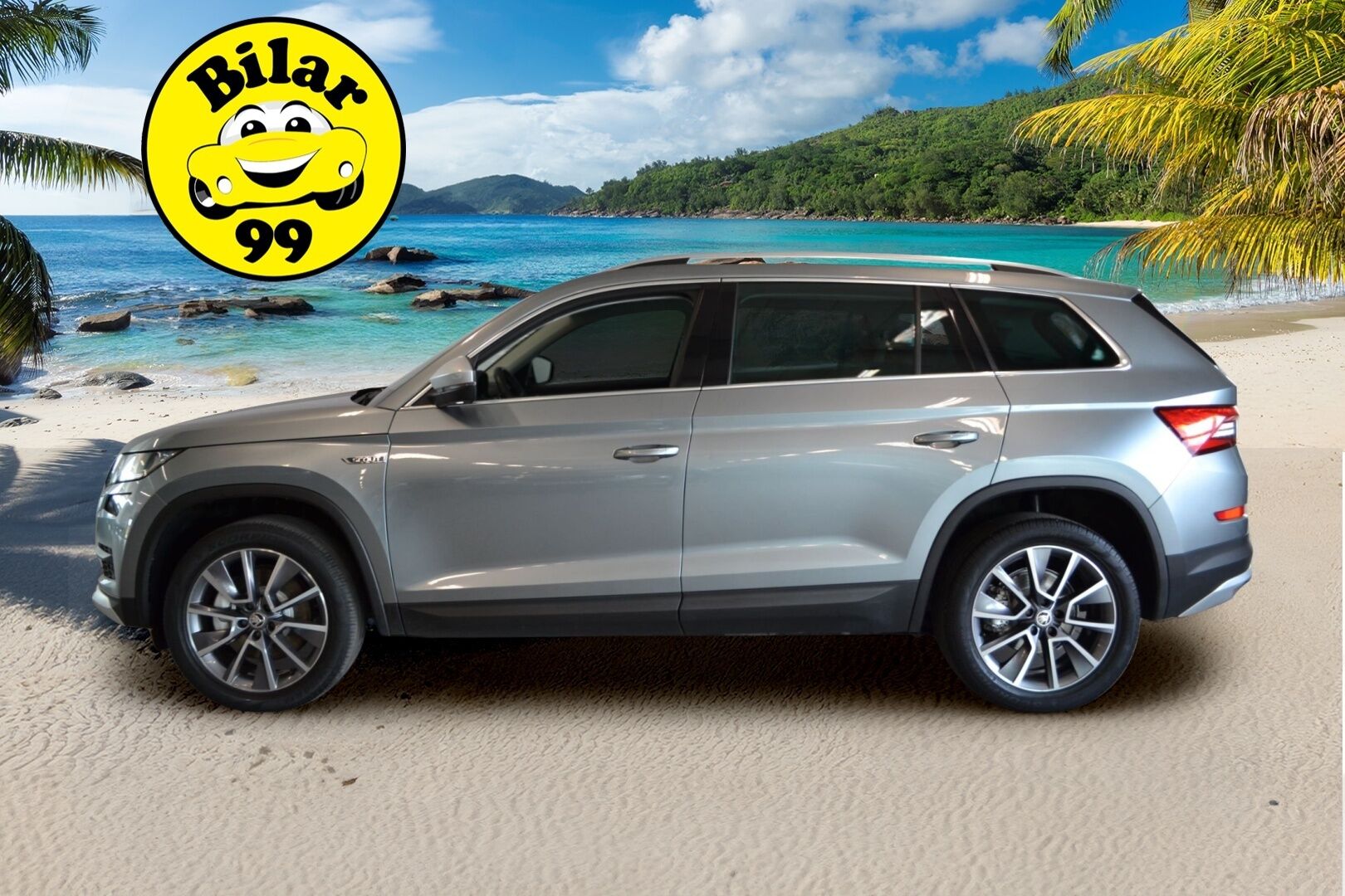 SKODA KODIAQ 2019 2,0 TSI 4x4 Scout DSG Autom. ** 7-Paikkainen / Canton / Webasto / TULOSSA ** - 3,99 % KORKOTARJOUS TÄHÄN AUTOON - Adapt.vakkari / Koukku / LED / Keyless