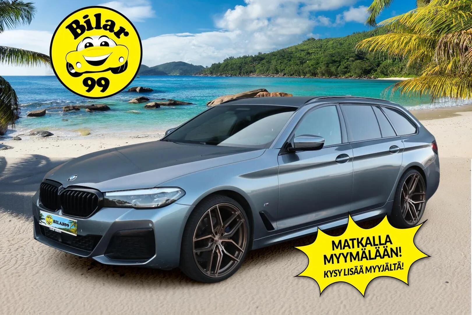 BMW 520 2021 G31 Touring A xDrive M-Sport MHEV LCI ** Adapt.vakkari / Webasto / Koukku / LED / TULOSSA ** - 3,99 % KORKOTARJOUS TÄHÄN AUTOON 14.9. ASTI! - 