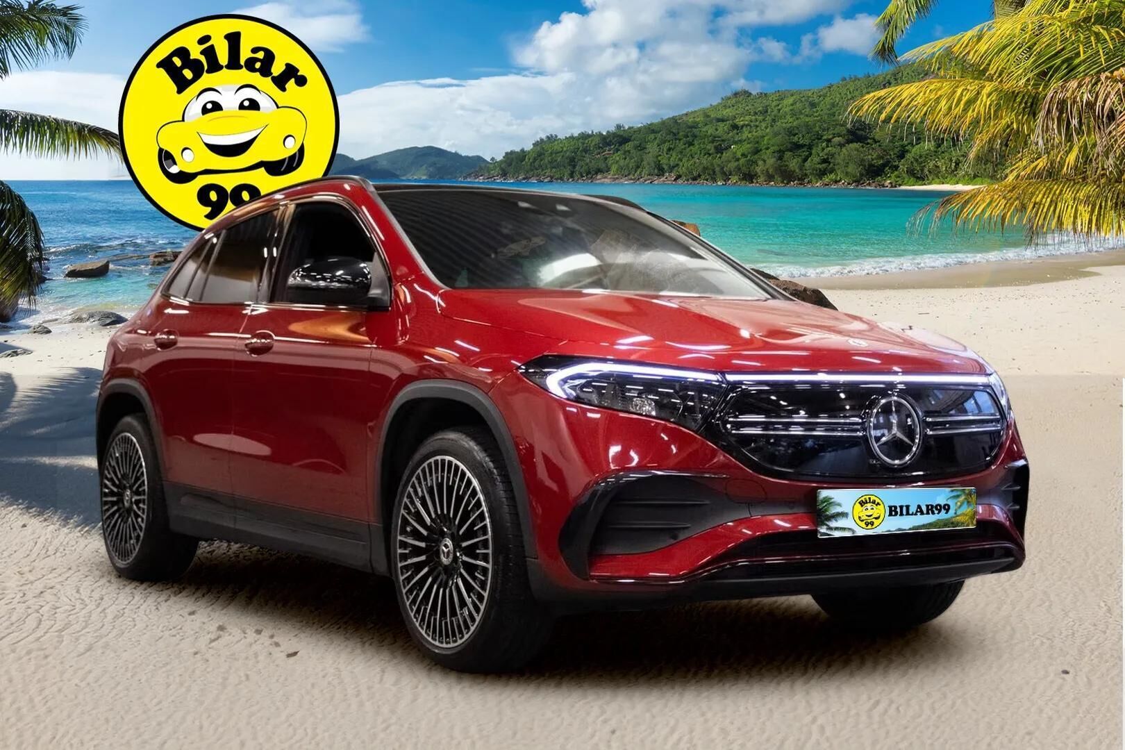 MERCEDES-BENZ EQA 2023 300 4MATIC AMG  - DTR+ | Vetokoukku | Panorama | Widescreen | Kamera | 2x renkaat - KORKO VAIN 3,99 %