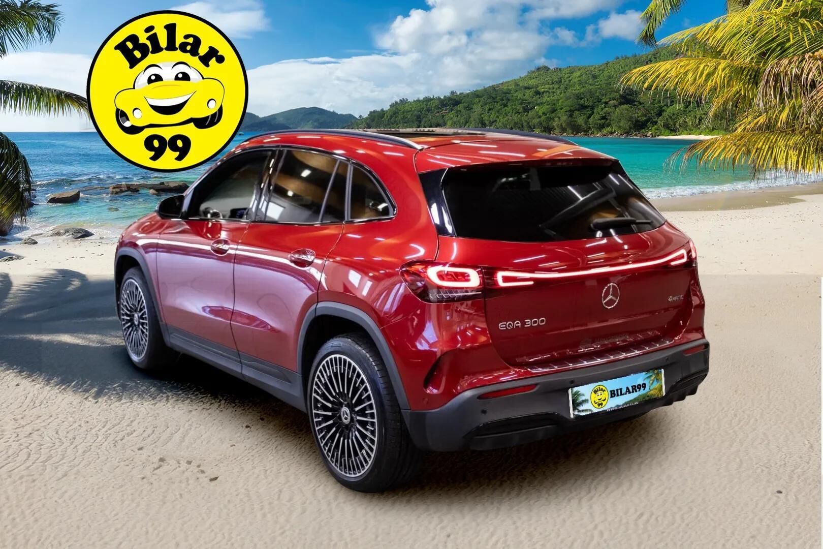 MERCEDES-BENZ EQA 2023 300 4MATIC AMG  - DTR+ | Vetokoukku | Panorama | Widescreen | Kamera | 2x renkaat - KORKO VAIN 3,99 %