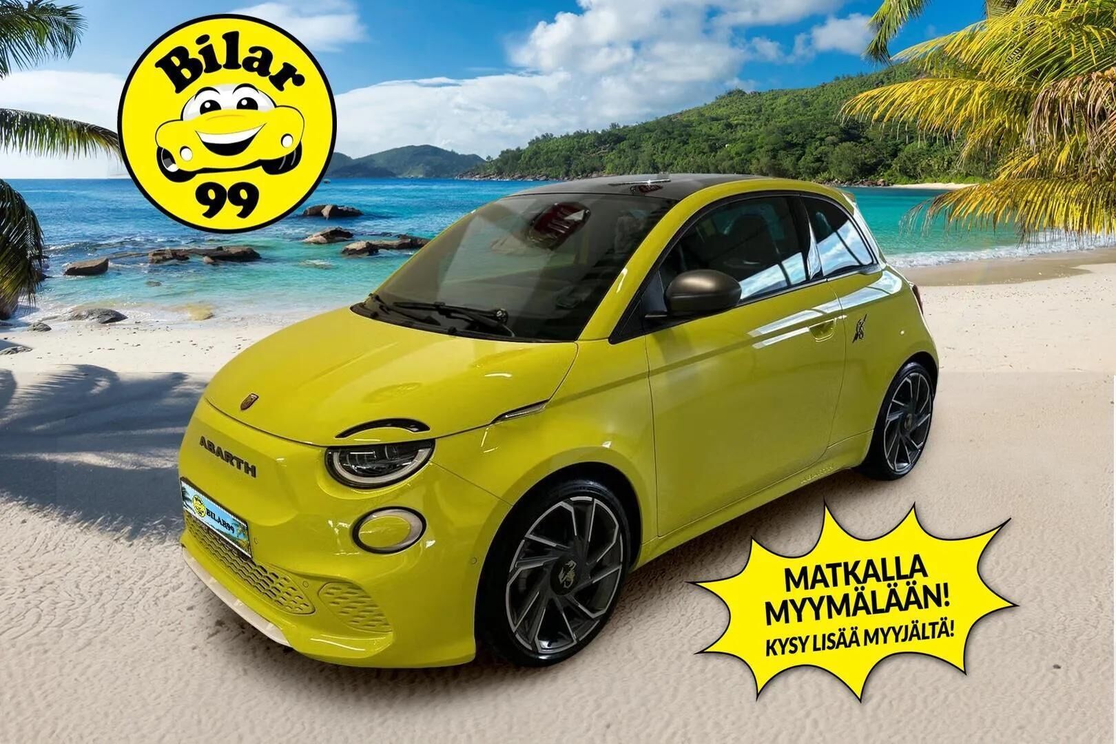 FIAT-ABARTH 500 2024 155hv Scorpionissma ** Panorama / Nahka-alcantara / P-Kamera ** - HULLUT AVAJAISHULINAT KORKOTARJOUS 3,29 %