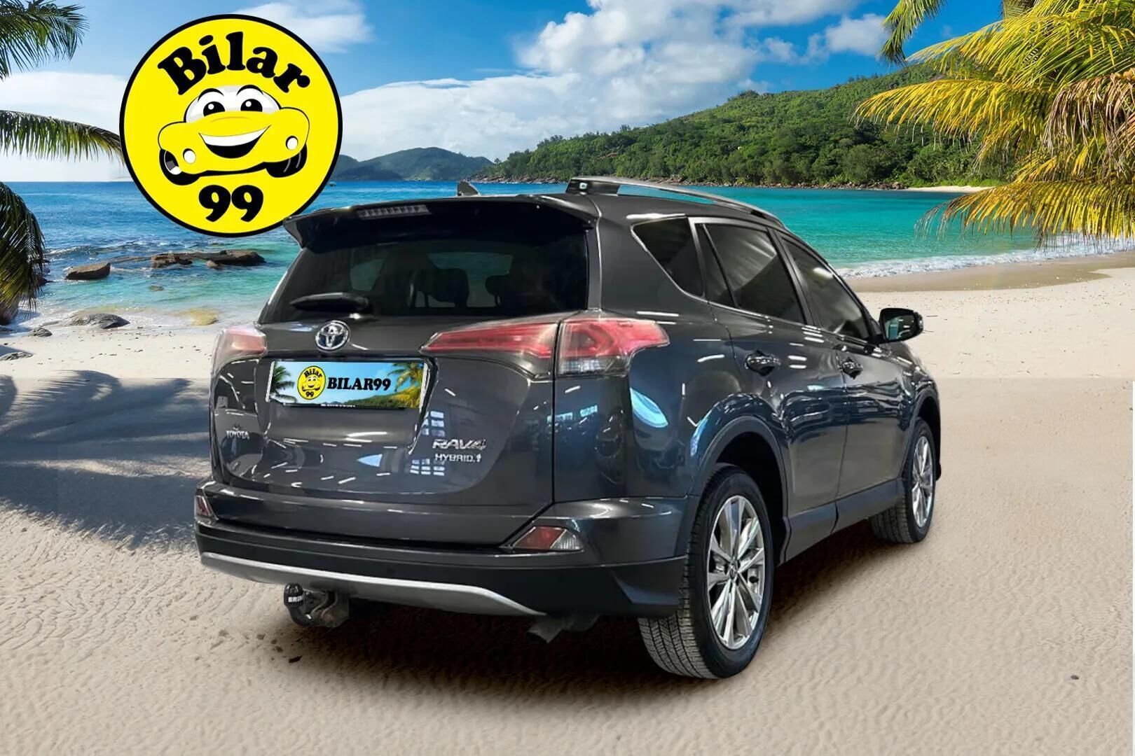 TOYOTA RAV4 2016 2,5 Hybrid AWD Premium ** Kattoluukku / 360 Kamera / Nahkasisusta / JBL / Keyless ** - Adapt.vakkari / Vetokoukku / Muistipenkki