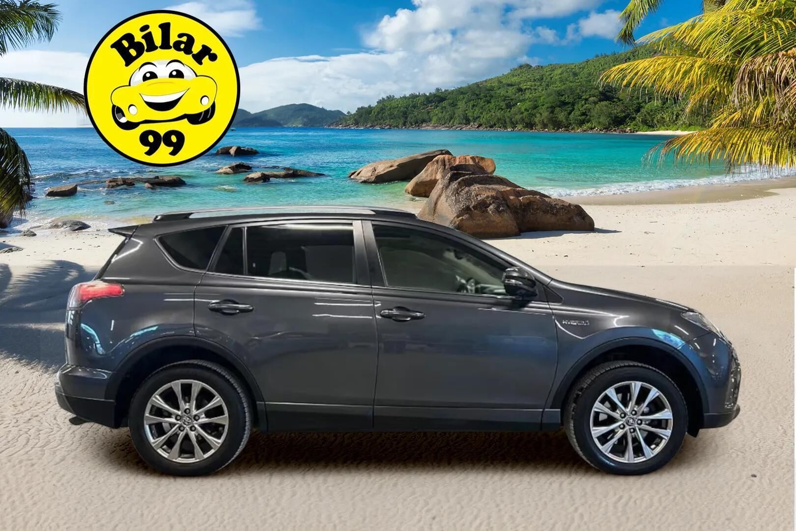 TOYOTA RAV4 2016 2,5 Hybrid AWD Premium ** Kattoluukku / 360 Kamera / Nahkasisusta / JBL / Keyless ** - Adapt.vakkari / Vetokoukku / Muistipenkki