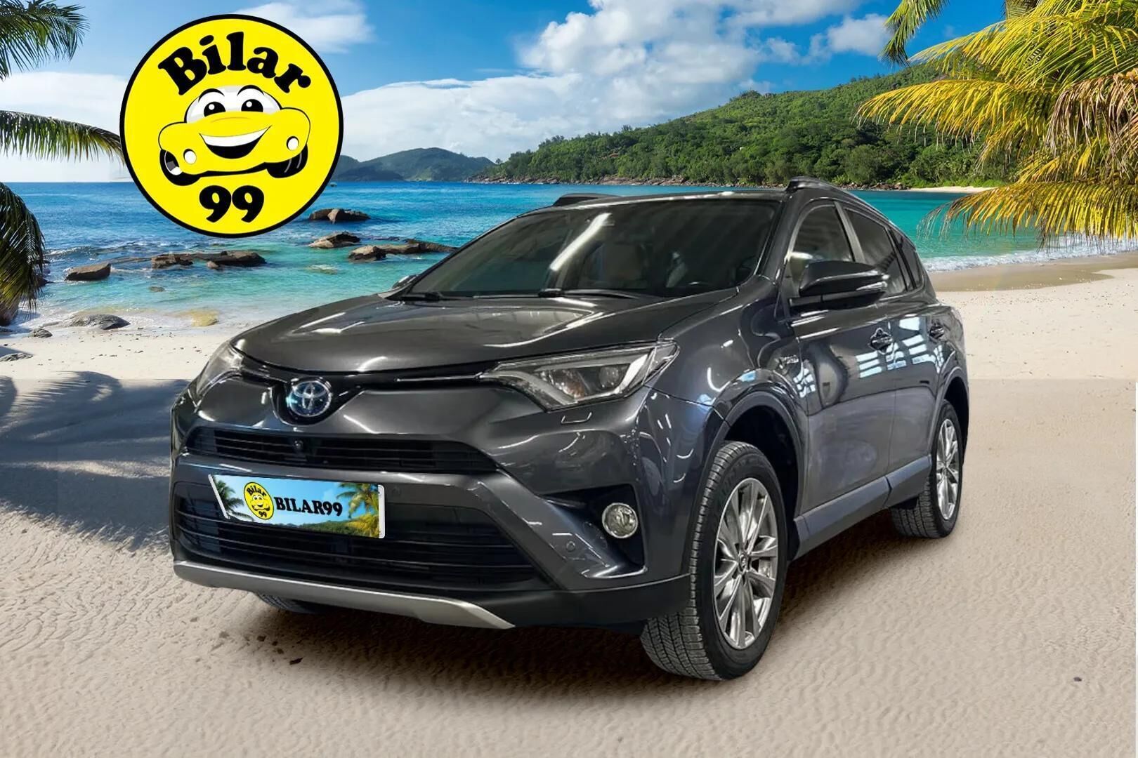 TOYOTA RAV4 2016 2,5 Hybrid AWD Premium ** Kattoluukku / 360 Kamera / Nahkasisusta / JBL / Keyless ** - Adapt.vakkari / Vetokoukku / Muistipenkki