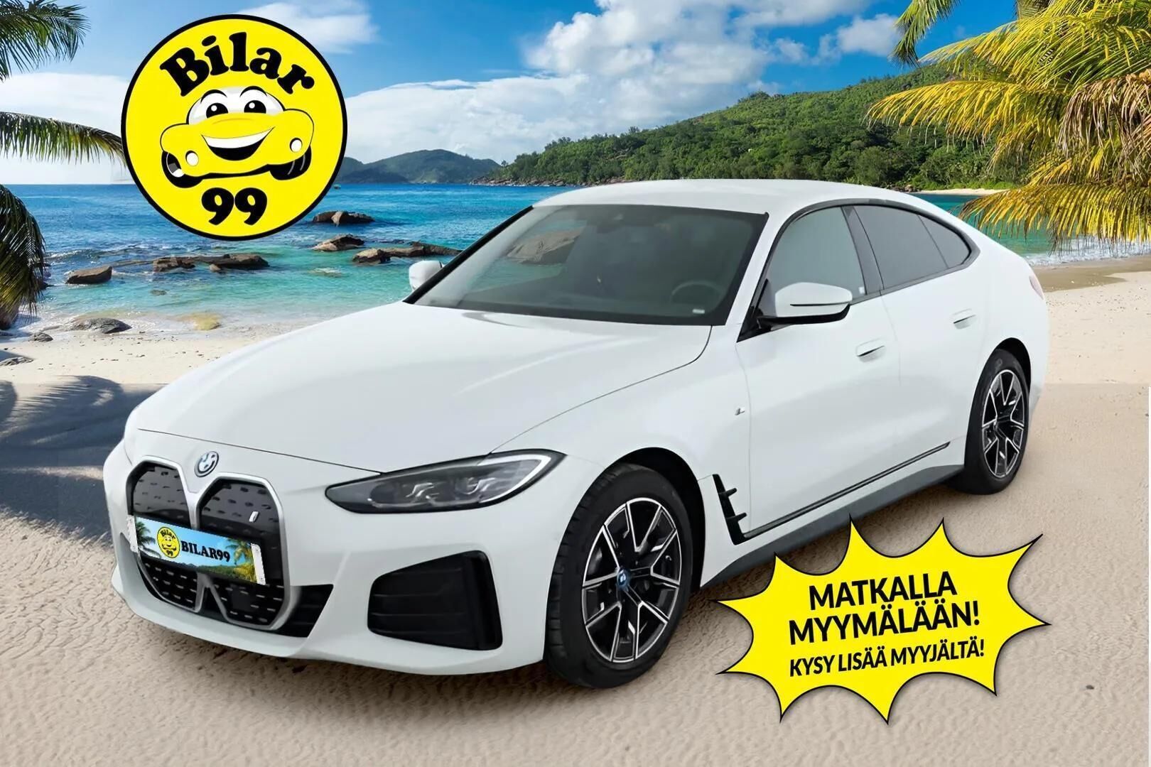 BMW I4 2024 eDrive40 M-Sport ** Adapt.vakkari / LED / Kamera ** - 2x vanteet - HULLUT AVAJAISHULINAT KORKOTARJOUS 3,29 %