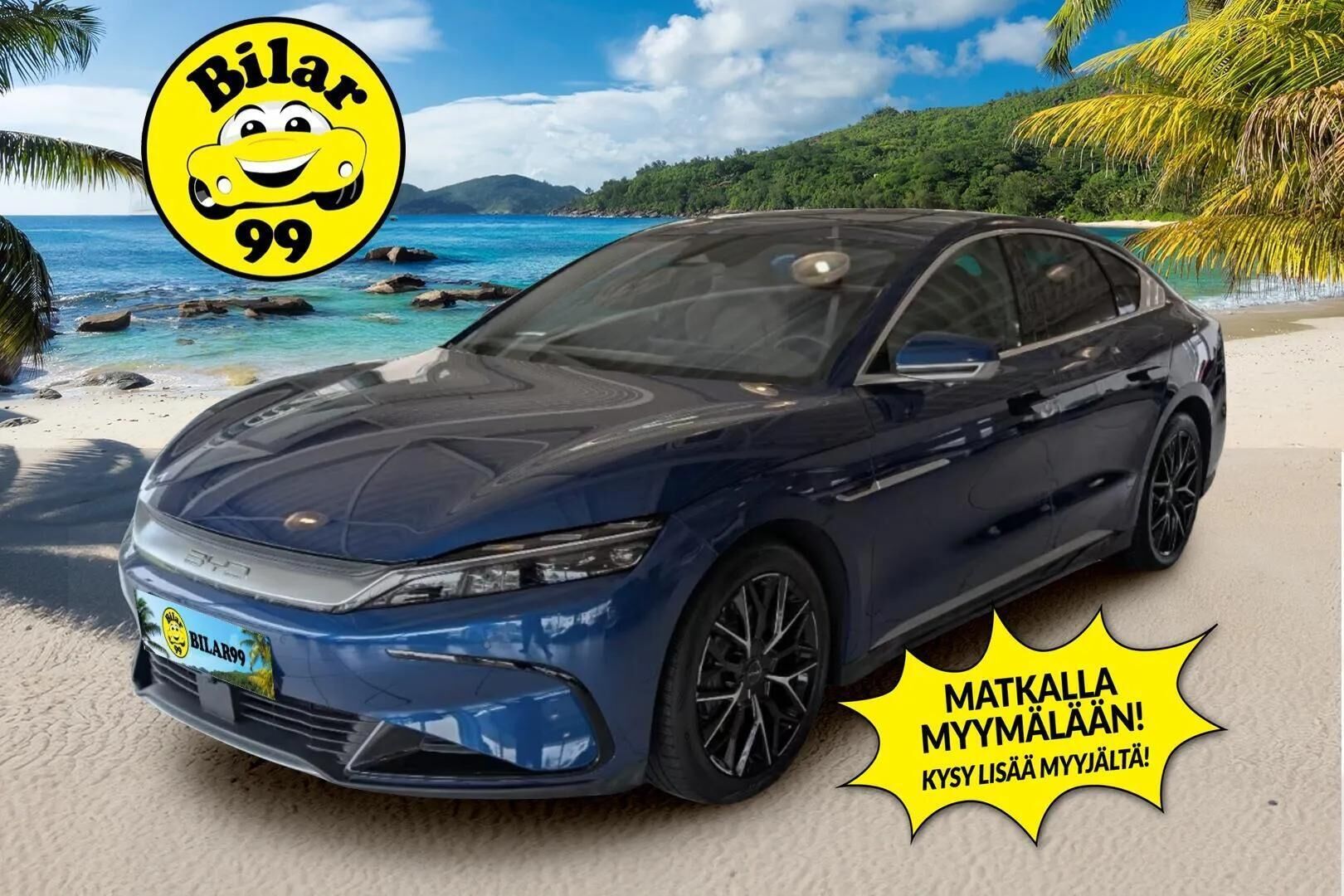 BYD HAN 2023 AWD 85kWh 517hv Executive - | ACC | ILP | HUD | 360° | Dynaudio | Ilm. sähkönahat | Muistipenkki | Panorama | Ilm. takapenkit | Lane Assist | BSM | CTA | Apple & Android |