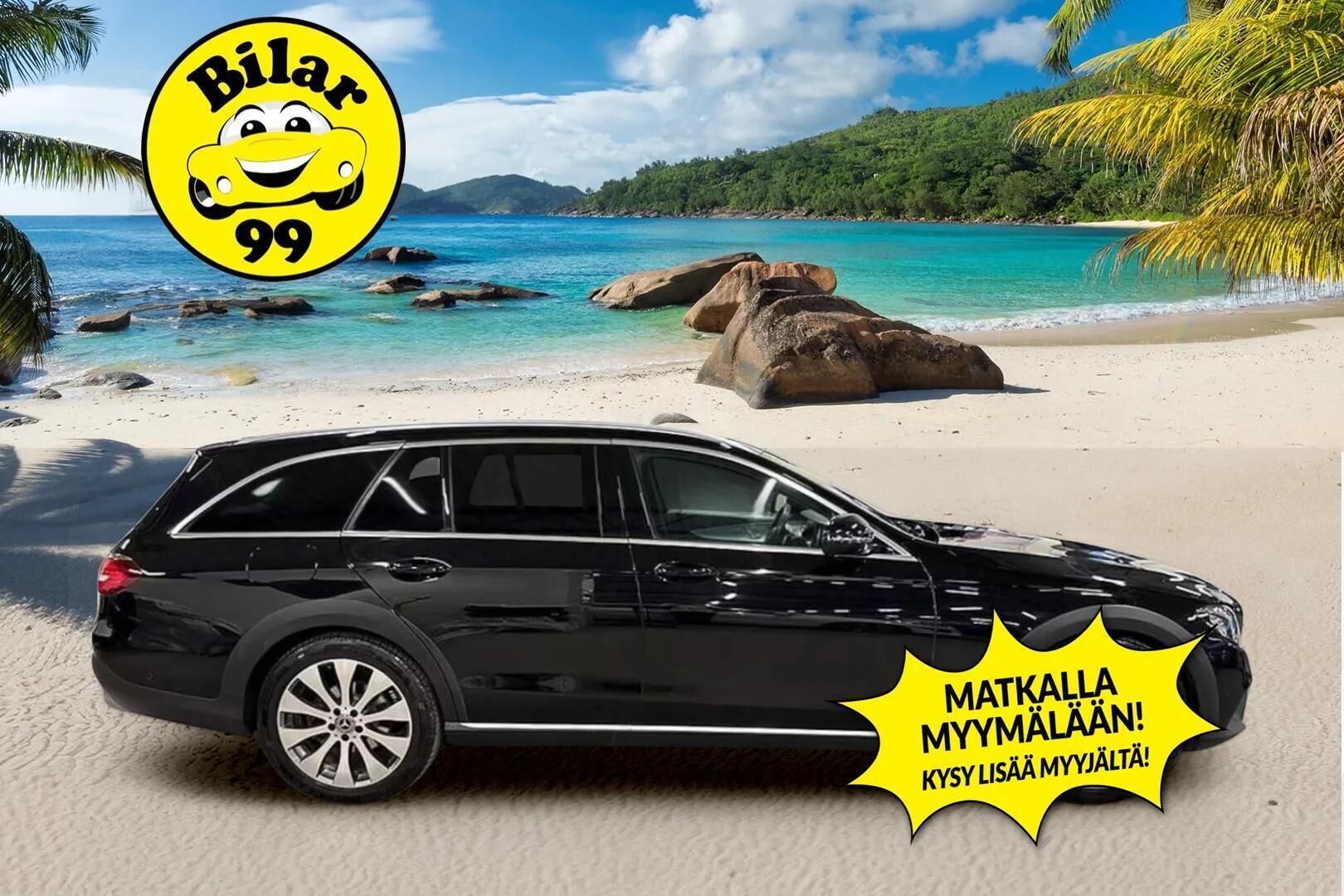 MERCEDES-BENZ E 2018 220 d 4Matic T A All-Terrain ** Muistipenkit / Webasto / Airmatic / P-Kamera ** - Vetokoukku / Navi / Merkkihuollot