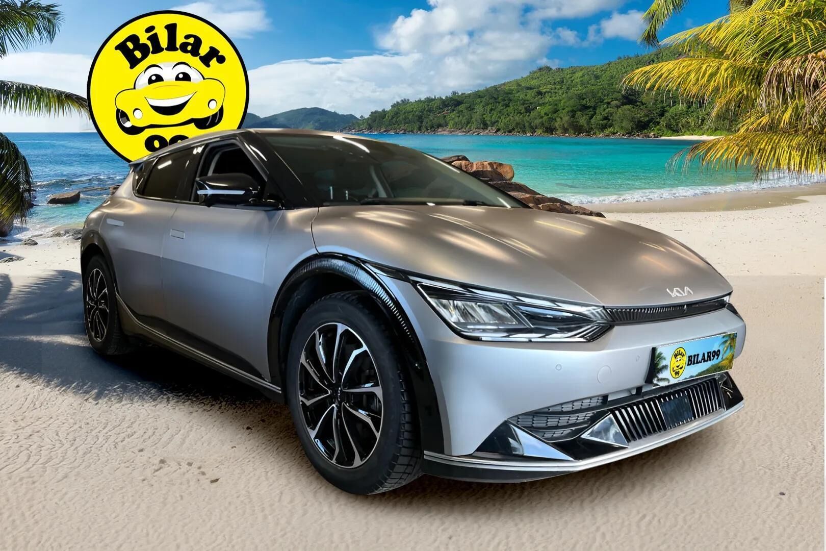 KIA EV6 2023 RWD 77 kWh 229 hv / Adapt.Vakkari / Lämpöpumppu / Merkkihuollettu / Vetokoukku / Nahkaverhoilu / Tuuletetut istuimet / Peruutuskamera 360 / TULOSSA //