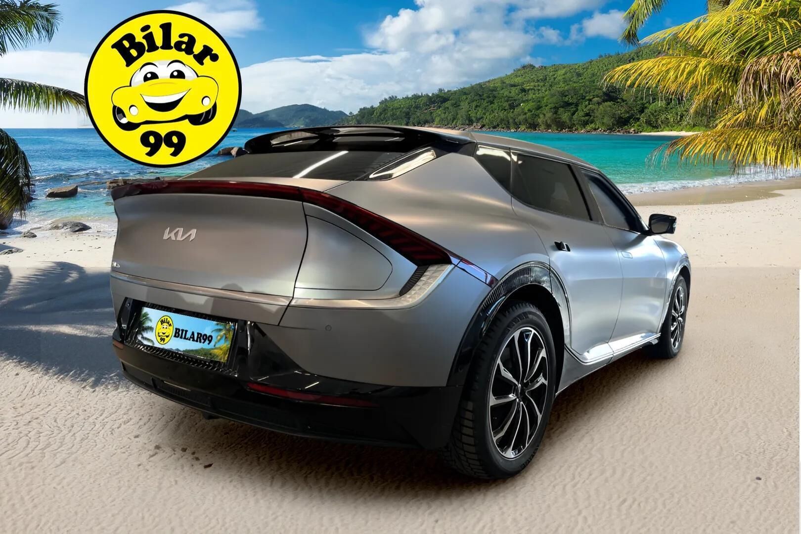 KIA EV6 2023 RWD 77 kWh 229 hv / Adapt.Vakkari / Lämpöpumppu / Merkkihuollettu / Vetokoukku / Nahkaverhoilu / Tuuletetut istuimet / Peruutuskamera 360 / TULOSSA //