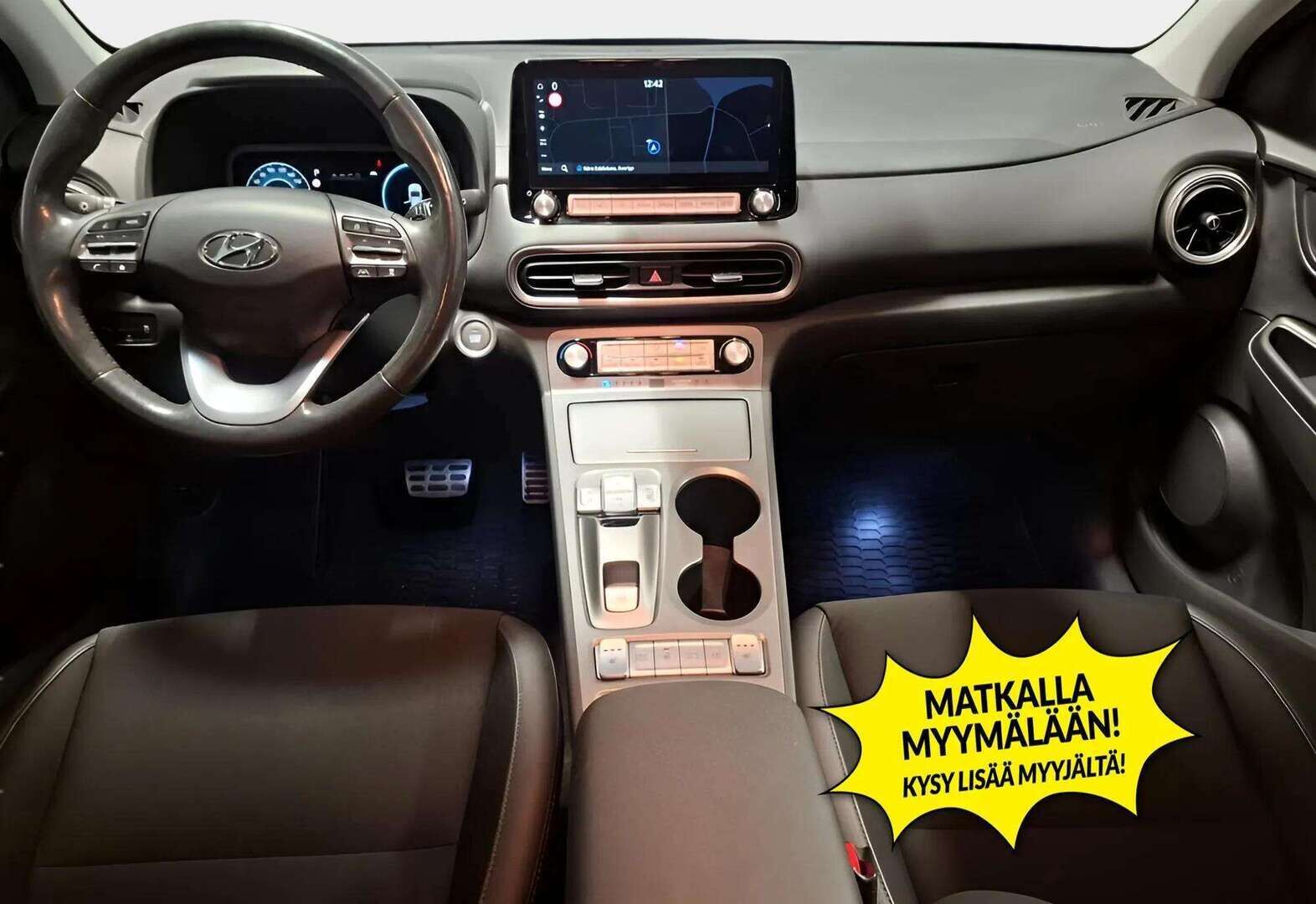 HYUNDAI KONA 2023 electric 64 kWh 204 hv Style - | ACC | ILP | Krell | Puolinahat | LED | Digimittari | P.kamera | Keyless | Lane Assist | BSM | Lämm. ratti | Apple & Android | 2x renkaat aluin | 