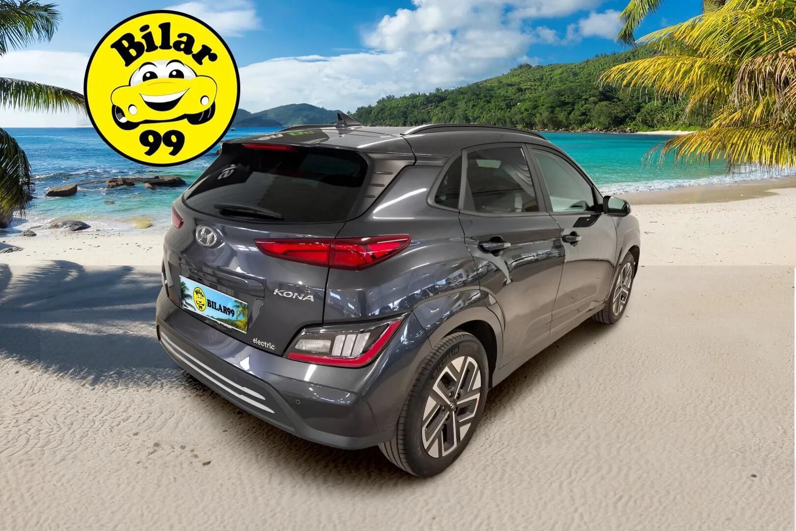 HYUNDAI KONA 2023 electric 64 kWh 204 hv Style - | ACC | ILP | Krell | Puolinahat | LED | Digimittari | P.kamera | Keyless | Lane Assist | BSM | Lämm. ratti | Apple & Android | 2x renkaat aluin | 