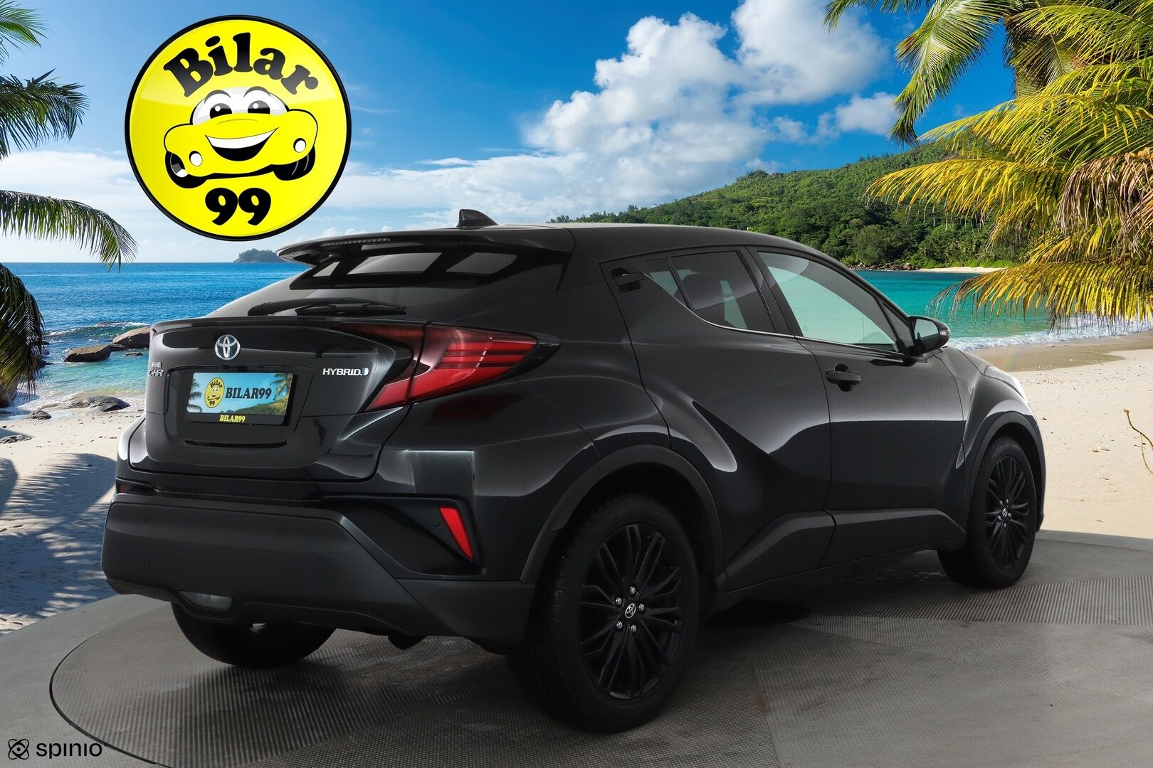 TOYOTA C-HR 2022 1,8 Hybrid Premium **ACC / JBL / P.kamera / Sähköpenkki / Navi / KeylessGo / Mustat nahat**