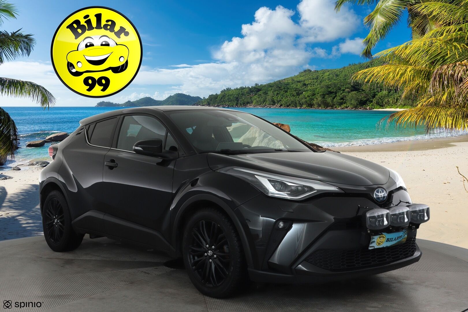 TOYOTA C-HR 2022 1,8 Hybrid Premium **ACC / JBL / P.kamera / Sähköpenkki / Navi / KeylessGo / Mustat nahat**
