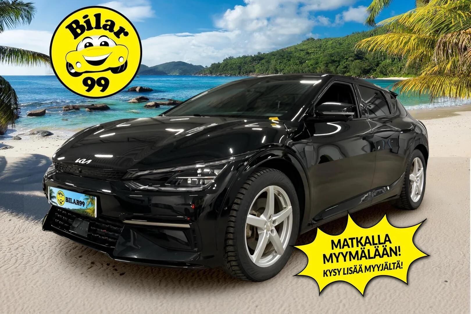 KIA EV6 2023 GT-Line AWD 77 kWh 325 hv / Adapt.Vakkari / Lämpöpumppu / Vetokoukku / Peruutuskamera 360 / Meridian / HUD / Ilmastoidut etuistuimet / TULOSSA // - HULLUT AVAJAISHULINAT KORKOTARJOUS 3,29 %