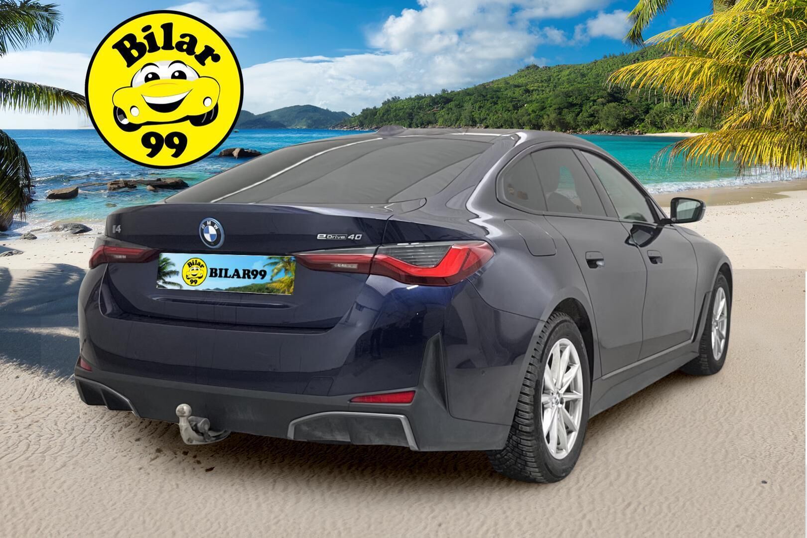 BMW I4 2024 eDrive40 - 3,99 % KORKOTARJOUS TÄHÄN AUTOON - Laser / ACC / Koukku / Sporttinahat / HUD / 2x vanteet / TULOSSA