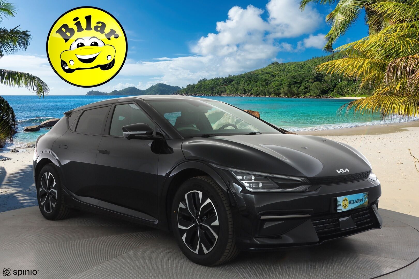 Kia EV6 2023 GT-Line AWD 77 kWh 325 hv - | ACC | ILP | HUD | 360° | Ilm. relax penkit | Muistipenkki | Nahka-alcantara | V2L | HDA | BSM | CTA | Keyless | Ambient | 2x renkaat aluin |