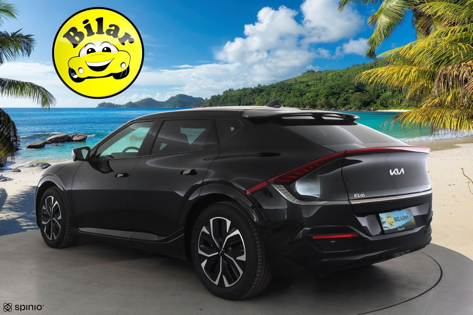 Kia EV6 2023 GT-Line AWD 77 kWh 325 hv - | ACC | ILP | HUD | 360° | Ilm. relax penkit | Muistipenkki | Nahka-alcantara | V2L | HDA | BSM | CTA | Keyless | Ambient | 2x renkaat aluin |