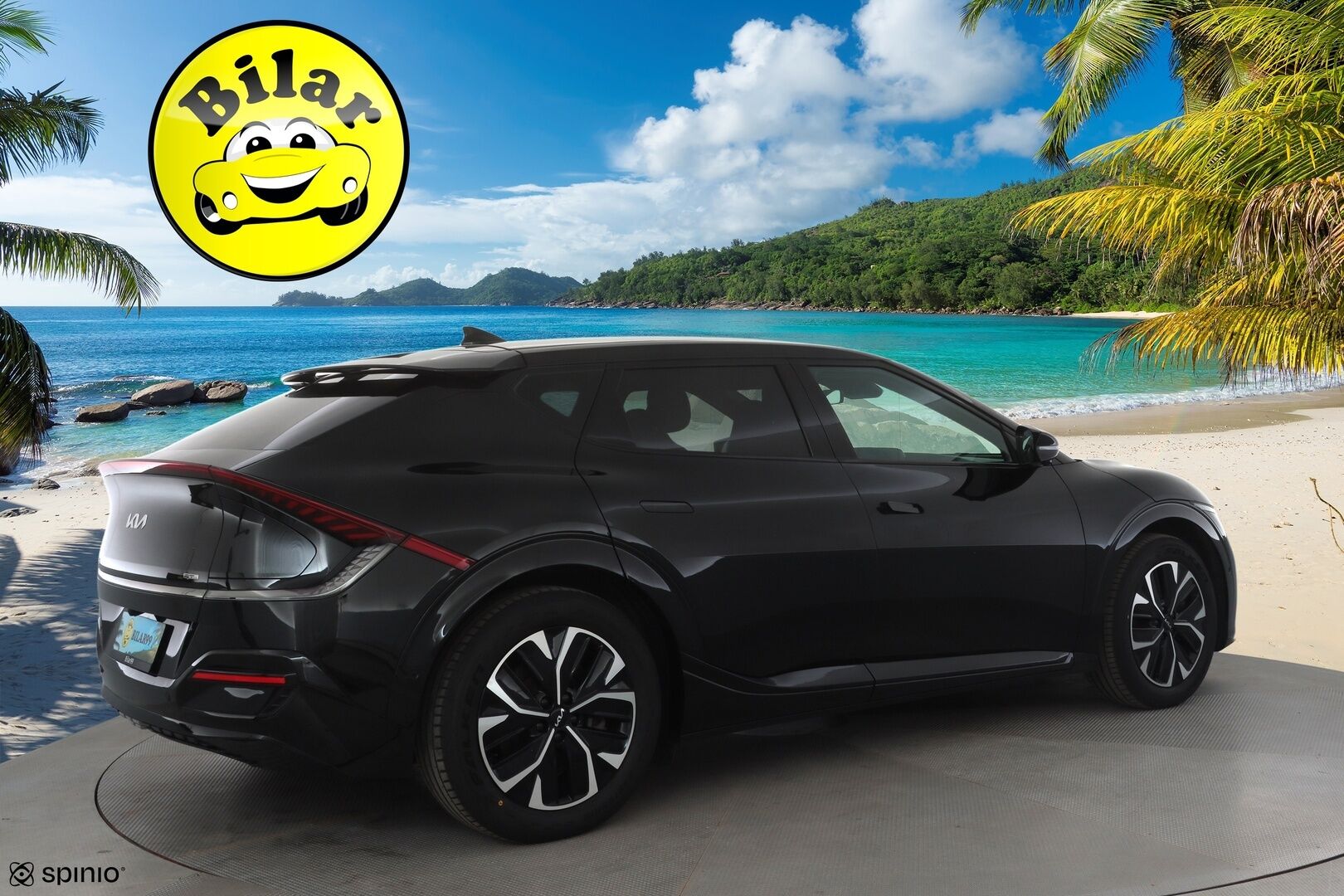 Kia EV6 2023 GT-Line AWD 77 kWh 325 hv - | ACC | ILP | HUD | 360° | Ilm. relax penkit | Muistipenkki | Nahka-alcantara | V2L | HDA | BSM | CTA | Keyless | Ambient | 2x renkaat aluin |