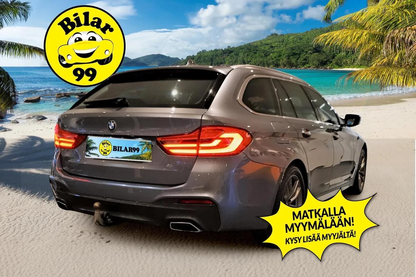 BMW 530i 2018 xDrive Touring M Sport - | ACC | Webasto | Comfort Penkit | HUD | Panoraama | H&K | 360-Kamera | Koukku | - KORKO VAIN 3,99 %