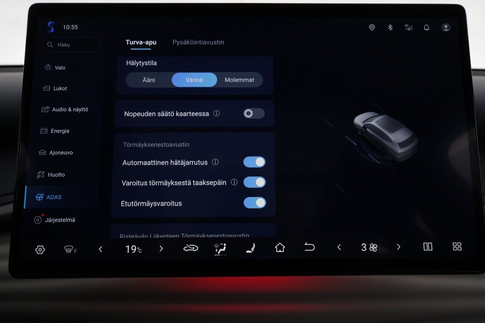 BYD Atto 3 2024 Design - | ACC | ILP | Panorama | 360° | Sähköpenkit | Nahkaverhoilu | Ambient light | Keyless | LED | Lane Assist | BSM | Apple & Android | 2x renkaat aluin | 