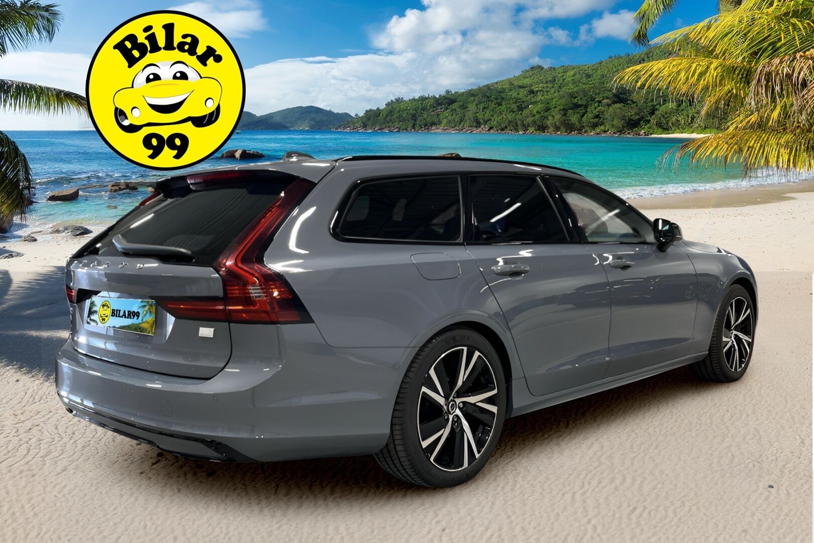 Volvo V90 2023 T6 AWD Long Range Plus Dark aut / 1 omisteinen / Lisälämmitin / Adapt.Vakkari / TULOSSA // - 3,99 % KORKOTARJOUS TÄHÄN AUTOON - Sähköpenkit muisteilla / Vetokoukku / Peruutuskamera / 