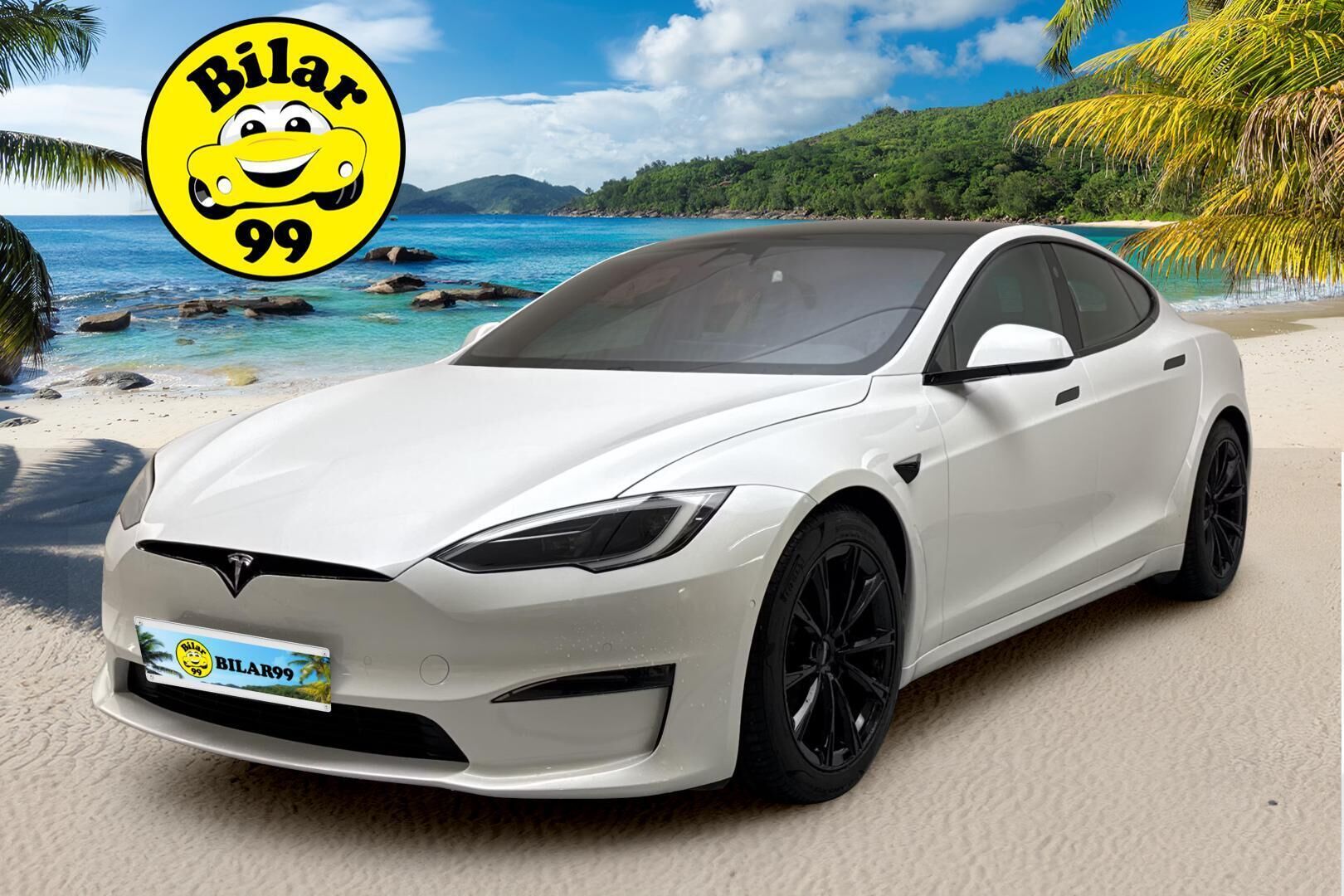 TESLA MODEL S 2023 Long Range ** Lämpöpumppu / Yoke Ratti / AMD Ryzen / Ilma-alusta / Takanäyttö / Ilmastoidut Nahat / TULOSSA ** - 2,99 % KORKOTARJOUS TÄHÄN AUTOON - 2x vanteet / Panorama / Premium audio
