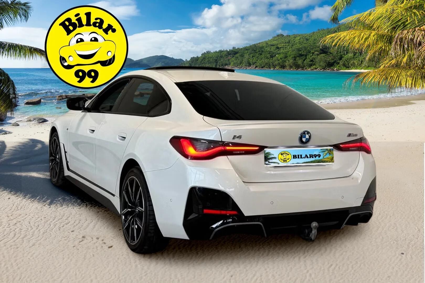 BMW I4 M50 2022 Super Charged - Kattoluukku | Laser | H&K | Koukku | HUD | ACC | Muistipenkki | 2x vanteet - KORKO VAIN 3,99 %
