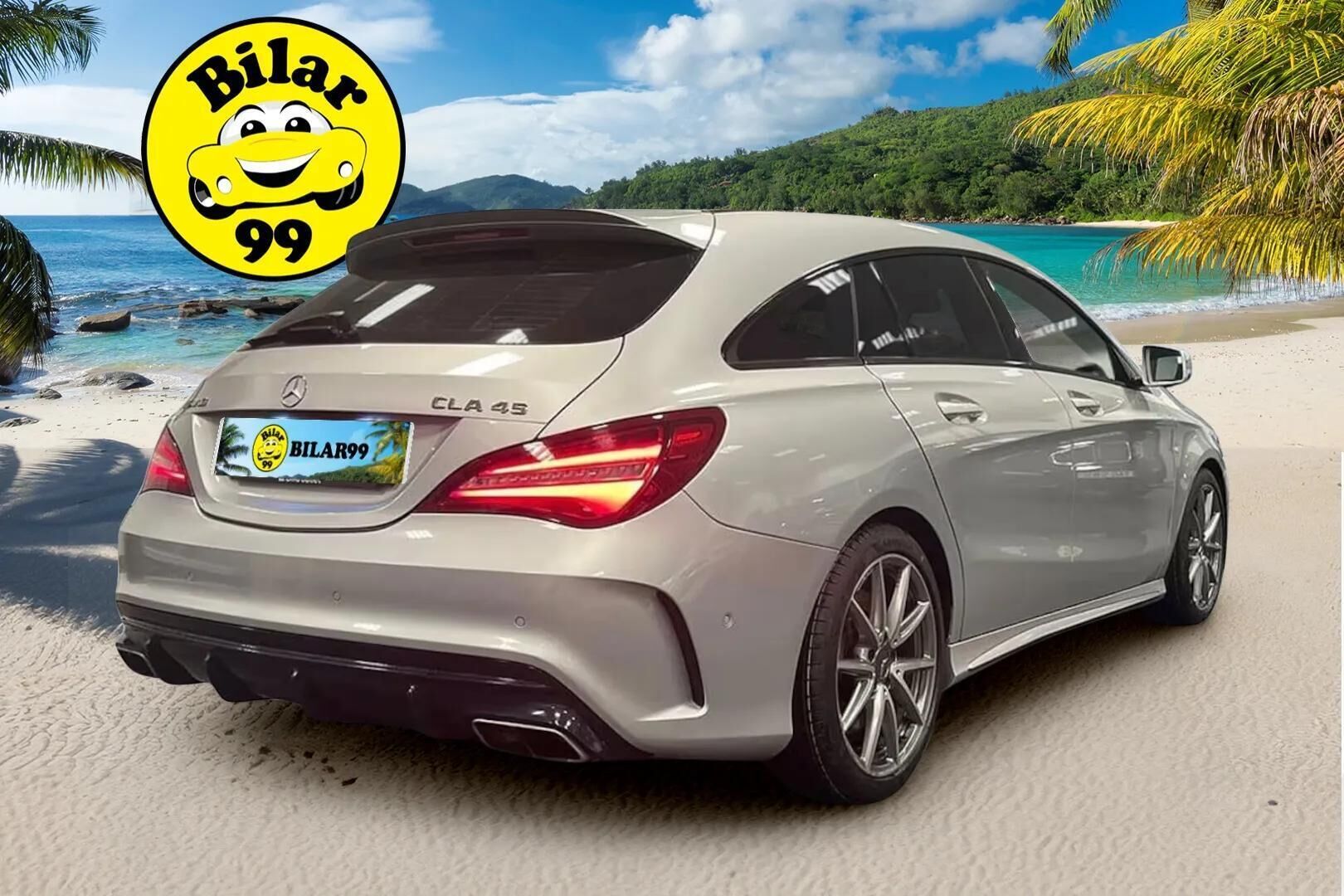 MERCEDES-BENZ CLA 45 AMG 2017 4MATIC Shooting Brake 381hv ** LED / Kamera / CarPlay / Nahka-alcantara **