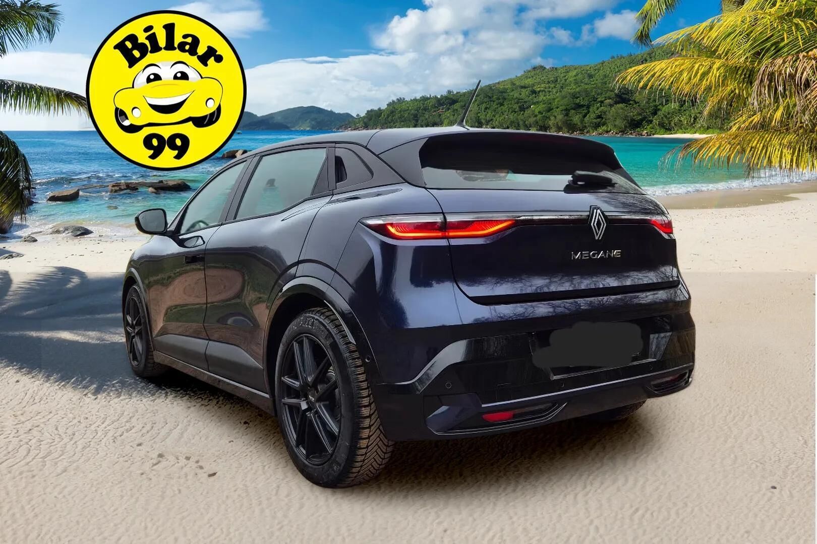 RENAULT MEGANE 2022 E-Tech electric 60kWh 220hv Evolution * ACC / Koukku / P.kamera / ILP / LED / Navi / Keyless * - Kahdet renkaat aluvanteilla / Merkkihuollot / Huoltosopimus 10/2027