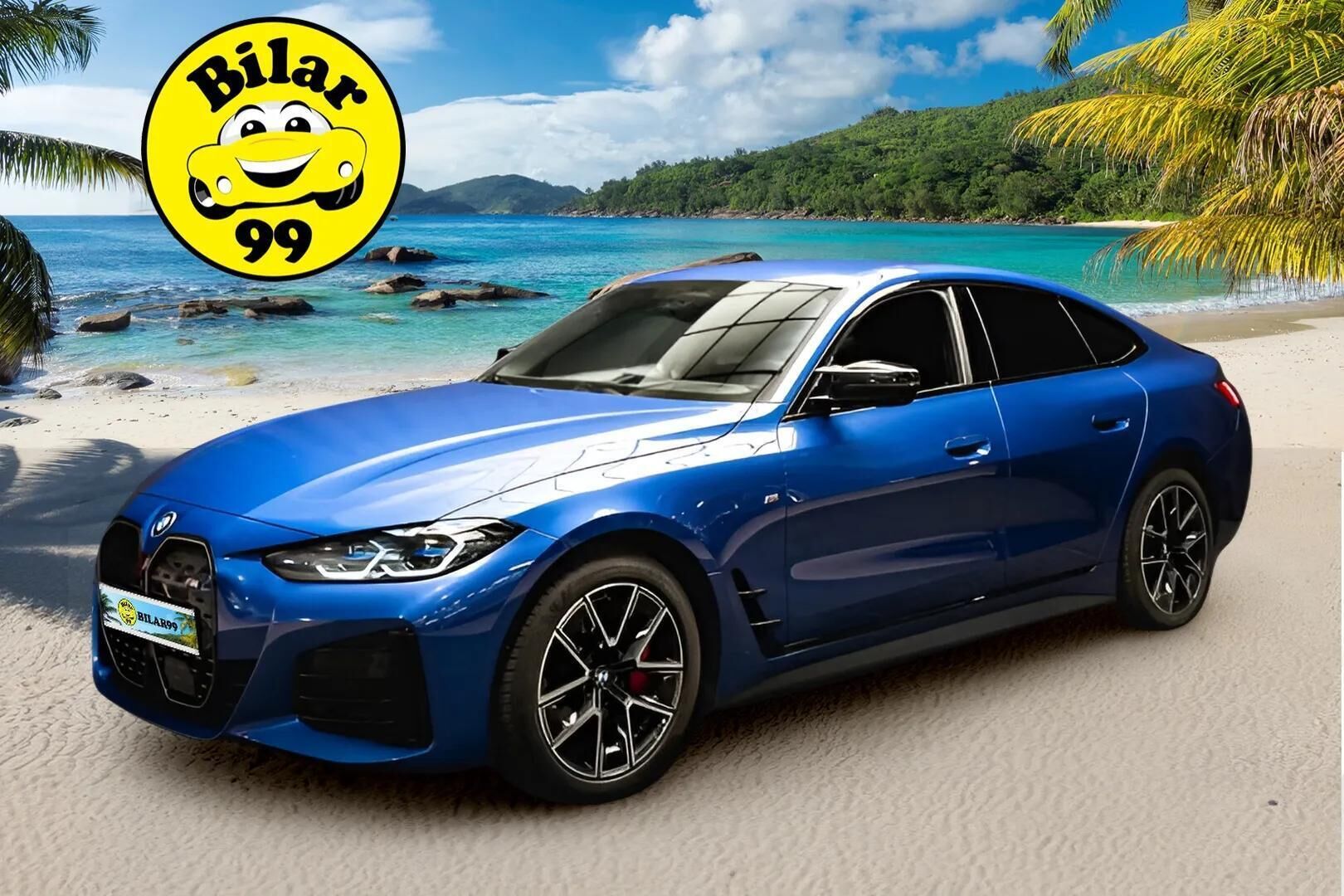 BMW I4 M50 2023 Fully Charged - Laser | Koukku | H&K | 360 | Muistipenkki | Nahat | HUD | ACC | 2x vanteet