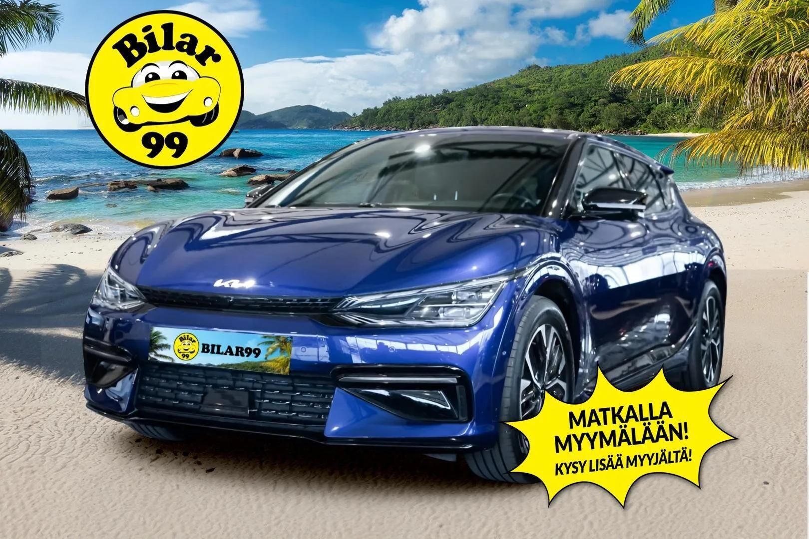 KIA EV6 2023 GT-Line AWD 77 kWh 325 hv - | ACC | Koukku | Ilmastoidut penkit | ILP | Meridian | HUD | 360° |
