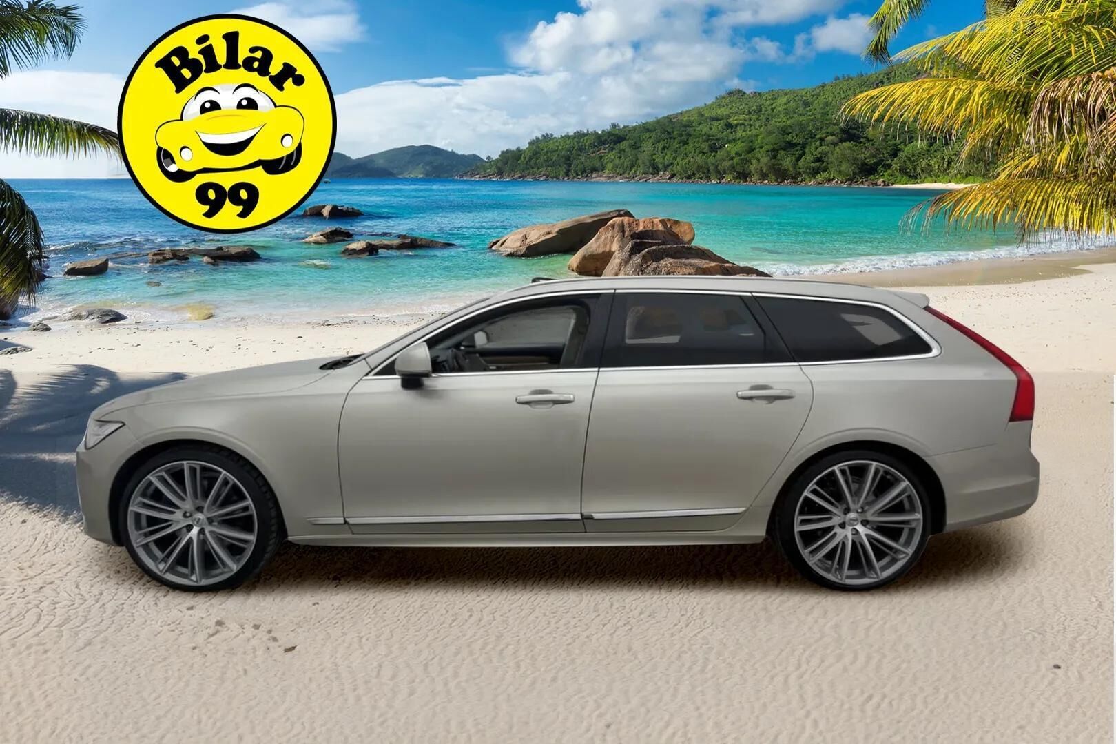 Volvo V90 2019 T6 AWD Inscription ** Panorama / HUD / P-Kamera / Webasto / Adapt.vakkari ** - Nahat / Koukku / VOC / Blis / Navi - HULLUT AVAJAISHULINAT KORKOTARJOUS 3,29 %