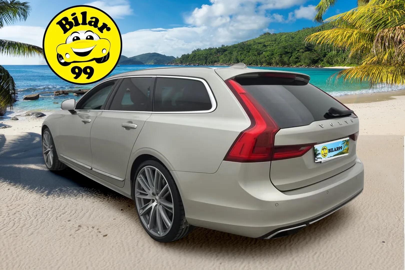 Volvo V90 2019 T6 AWD Inscription ** Panorama / HUD / P-Kamera / Webasto / Adapt.vakkari ** - Nahat / Koukku / VOC / Blis / Navi - HULLUT AVAJAISHULINAT KORKOTARJOUS 3,29 %