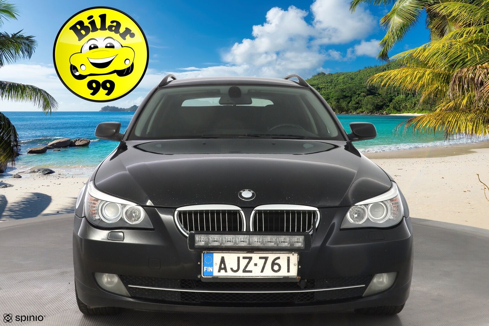 BMW 520 2009 E61 Touring - Myydään Huutokaupat.com - Leimaa 11/2026 / Kahdet hyvät renkaat vanteilla / Lohko + sisälämmitin / Lisävalo