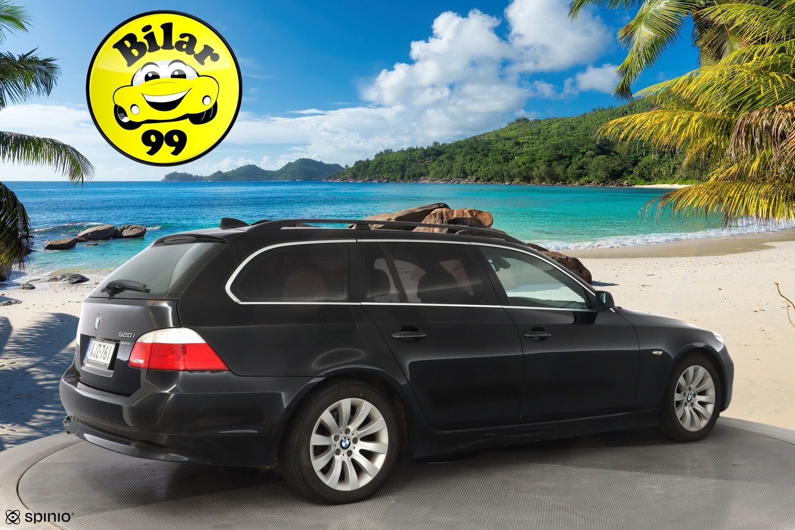 BMW 520 2009 E61 Touring - Myydään Huutokaupat.com - Leimaa 11/2026 / Kahdet hyvät renkaat vanteilla / Lohko + sisälämmitin / Lisävalo