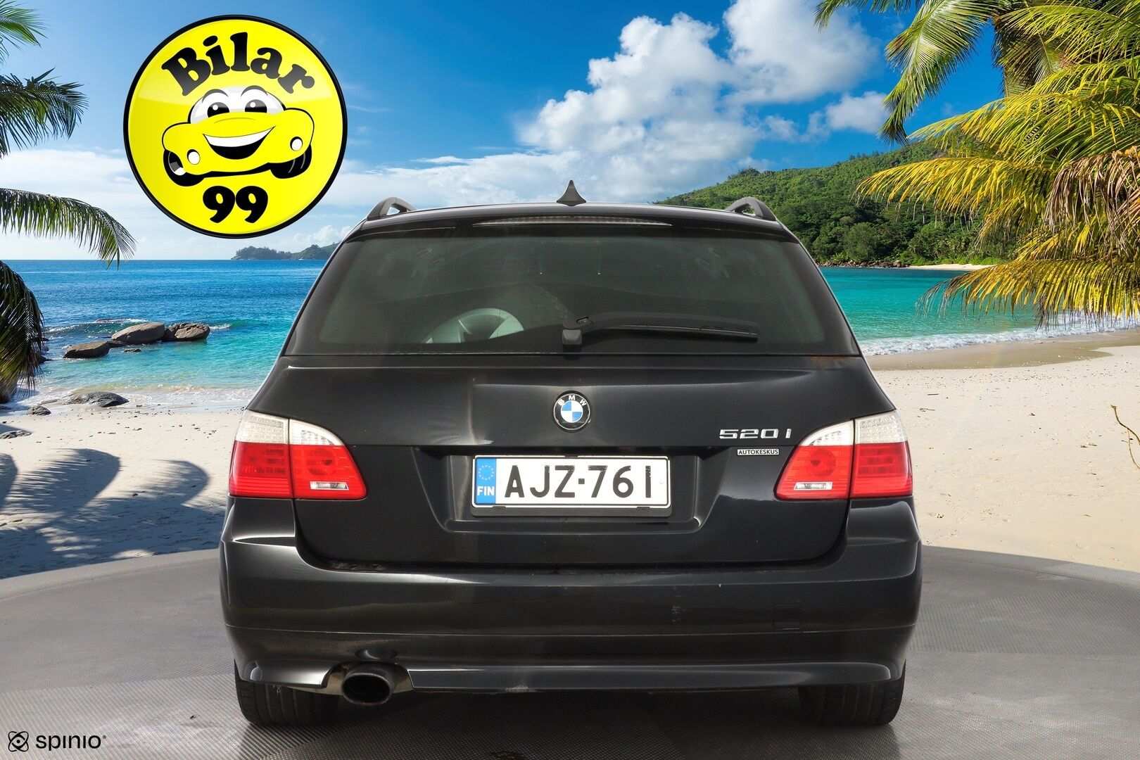 BMW 520 2009 E61 Touring - YritysOutlet - Myydään vain yrityksille - Leimaa 11/2026 / Kahdet hyvät renkaat vanteilla / Lohko + sisälämmitin / Lisävalo