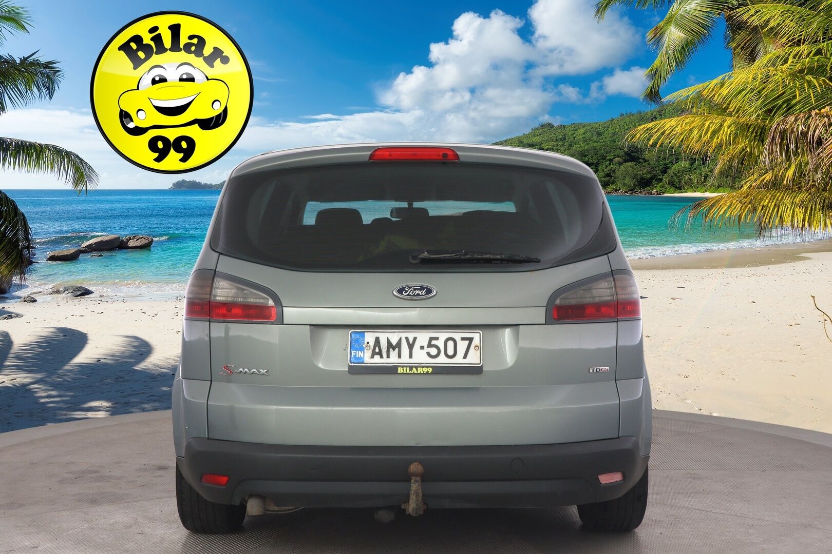 Ford S-Max 2008 2,0 TDCi 140hv Trend M6 5-ovinen *7-paikkanen / lohko / Koukku / Myydään huutokaupat.com*