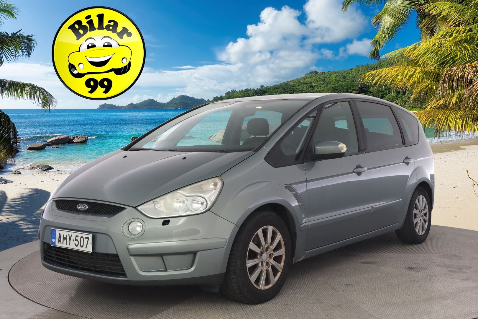 Ford S-Max 2008 2,0 TDCi 140hv Trend M6 5-ovinen *7-paikkanen / lohko / Koukku / Myydään huutokaupat.com*