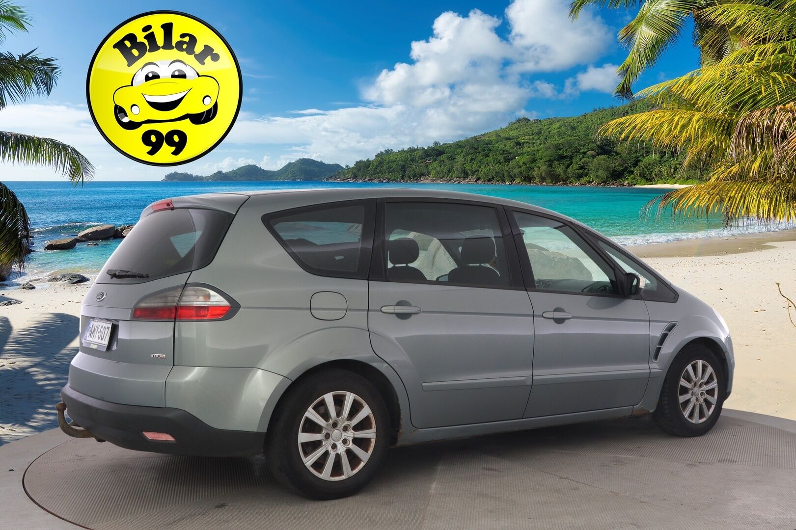 Ford S-Max 2008 2,0 TDCi 140hv Trend M6 5-ovinen *7-paikkanen / lohko / Koukku / Myydään huutokaupat.com*