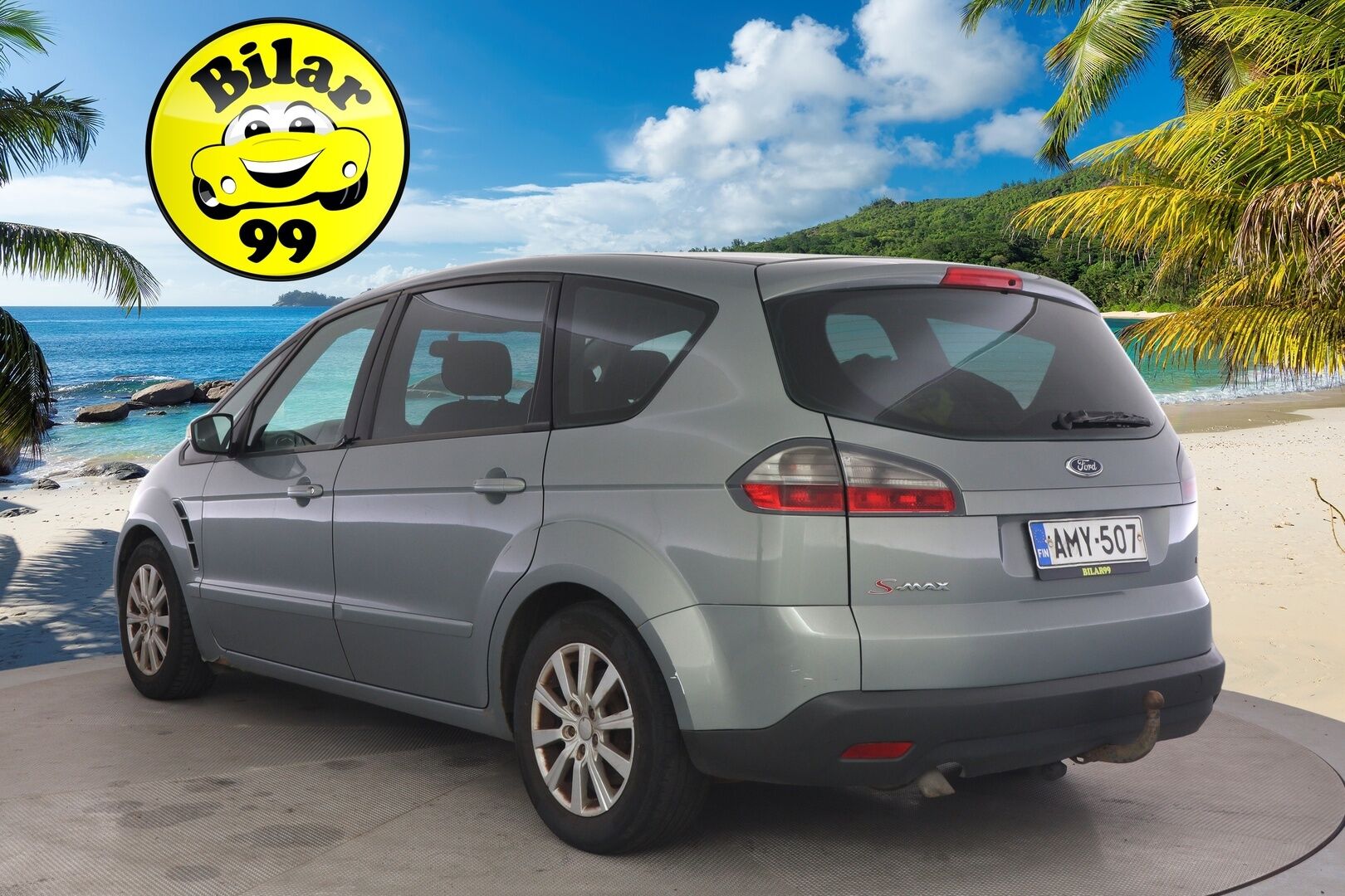 Ford S-Max 2008 2,0 TDCi 140hv Trend M6 5-ovinen *7-paikkanen / lohko / Koukku / Myydään huutokaupat.com*