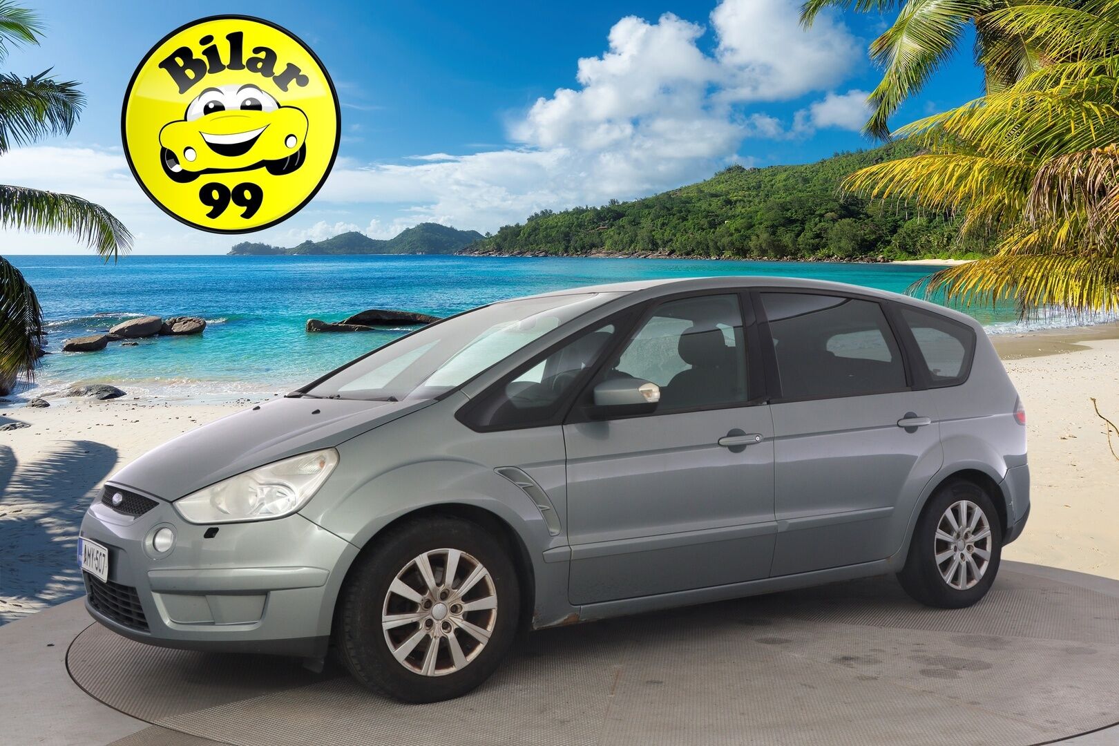 Ford S-Max 2008 2,0 TDCi 140hv Trend M6 5-ovinen *7-paikkanen / lohko / Koukku / Myydään huutokaupat.com*