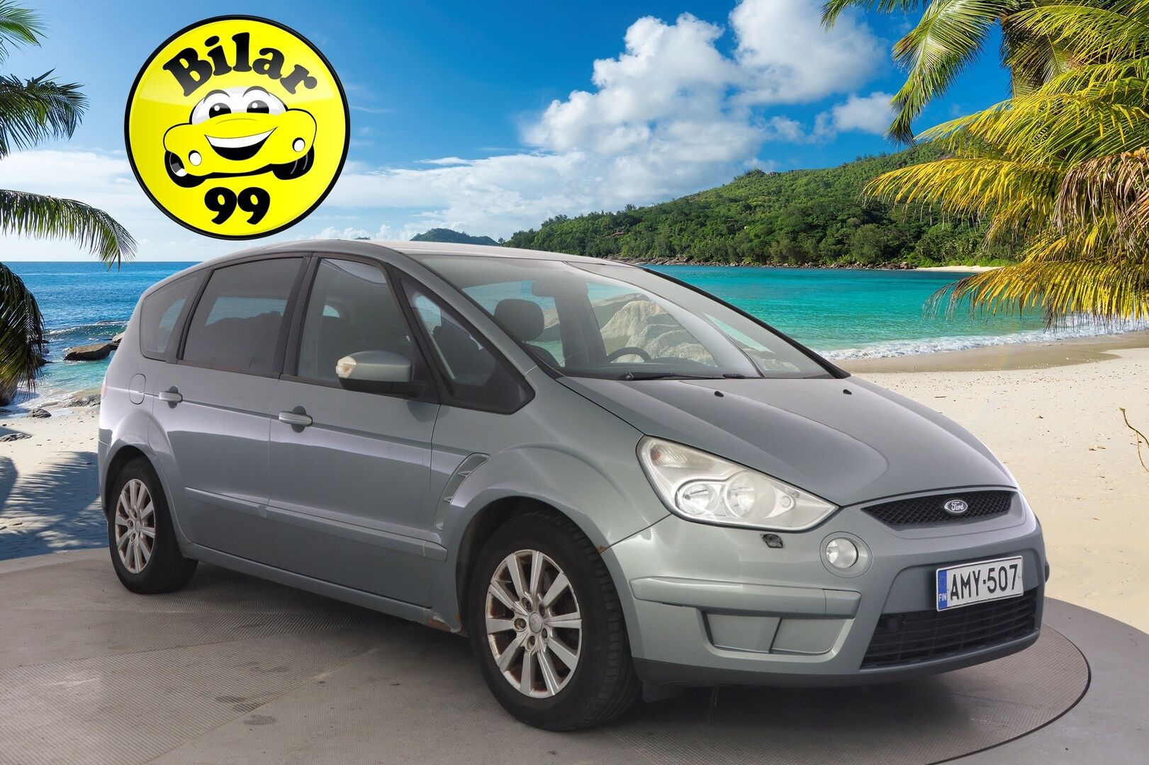 Ford S-Max 2008 2,0 TDCi 140hv Trend M6 5-ovinen *7-paikkanen / lohko / Koukku / Myydään huutokaupat.com*