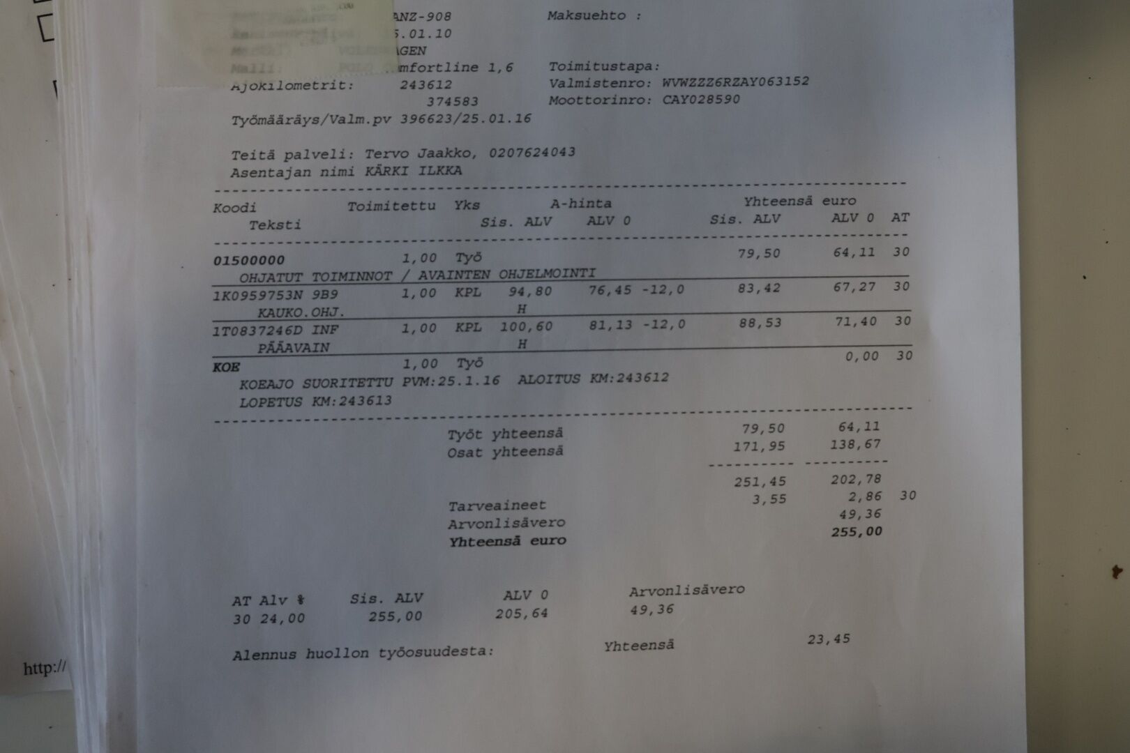 Volkswagen Polo 2010 Comfortline 1,6 TDI 66 kW (90 hv) DSG-automaatti 4-ovinen - YritysOutlet - Myydään vain yrityksille