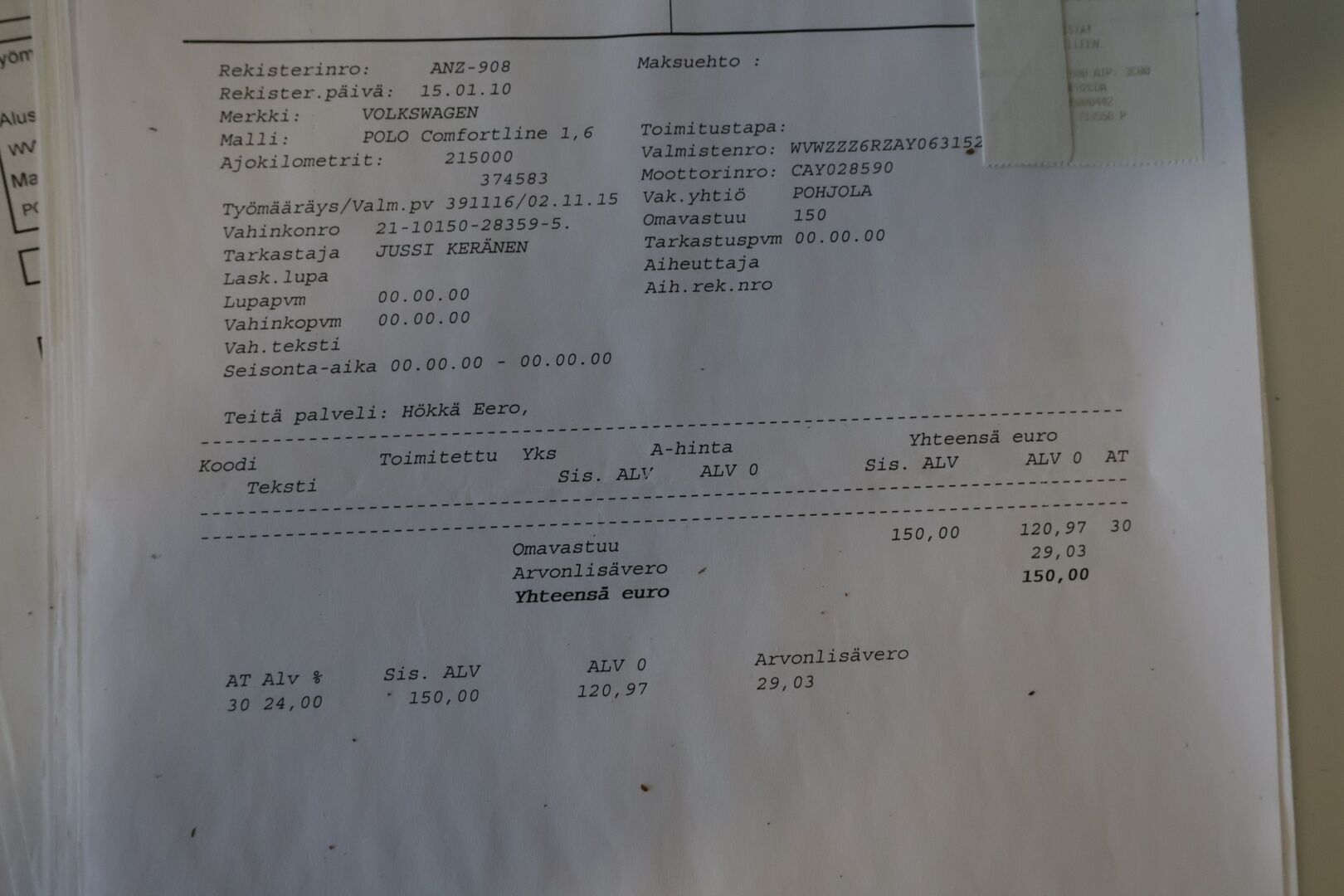 Volkswagen Polo 2010 Comfortline 1,6 TDI 66 kW (90 hv) DSG-automaatti 4-ovinen - YritysOutlet - Myydään vain yrityksille