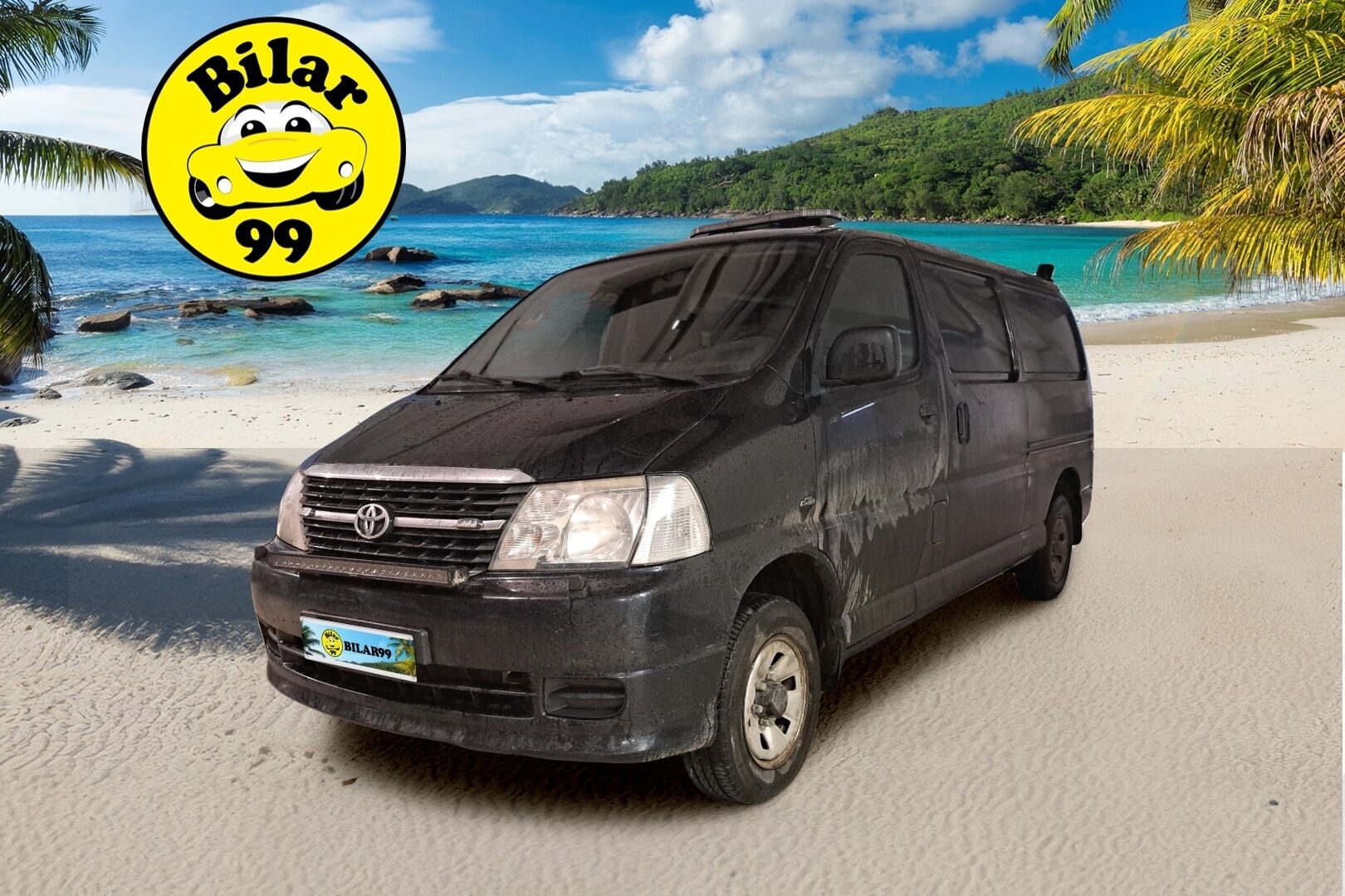 Toyota Hiace 2009 2,5 D-4D 117 5ov 4WD pitkä *Webasto / ALV / Koukku / Läpijuostava / Suomi-auto! - Todella näyttävät lisävalot / Kahdet hyvät renkaat! 